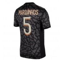 Paris Saint-Germain Marquinhos #5 Tretí futbalový dres 2023-24 Krátky Rukáv